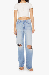 MOTHER The Dodger Sneak Jeans - Floral Frenzy