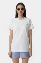 Sporty & Rich Drink More Water T-Shirt - White Light Navy