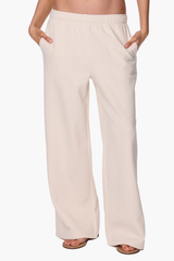 Tkees CloudSoft Wide Leg Jogger - Bone