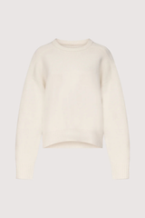Loulou de Saison Breha Sweater With Piping - Ivory