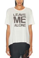 R13 Leave Me Alone Relaxed T-Shirt - Ecru White