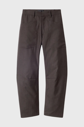 Nili Lotan Shon Wool Pant - Brown Herringbone