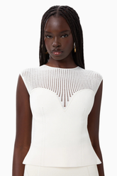 Dodiee MIRA Sweetheart Top - Cream