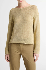 Vince Coated Cotton Pullover - Maiz