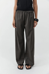 St. Agni Wool Everyday Pants - Mulch