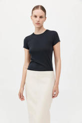 St. Agni Organic Cotton Baby Tee - Black