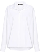 Fabiana Filippi High-Neck Poplin Shirt - White