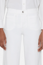 Frame Le Slim Palazzo Modernist Pocket - White