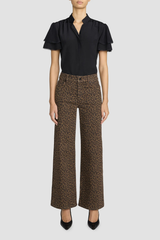 Frame Le Slim Palazzo Jeans - Leopard