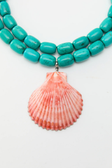 Julietta Luma Necklace - Teal/ Orange
