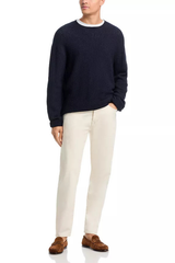 Frame Men's Textured Crewneck Sweater - Dark Navy