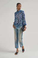 R13 Boyfriend Jean - Bass Blue
