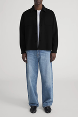 Frame Men's Double Face Wool Jacket - Black