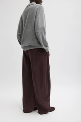 Tibi Active Knit Winslow Pant - Brown