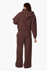 Tkees CloudSoft Zip Up Hoodie - Dark Chocolate