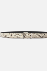Frame The Petite Square Buckle Belt - Snakeskin