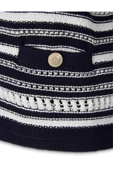 Veronica Beard Bellingham Cardigan - Navy/ Dove
