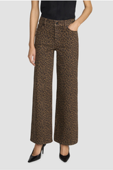 Frame Le Slim Palazzo Jeans - Leopard