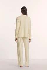 Eberjey Gisele Long PJ Set - Buttercream/ Ivory