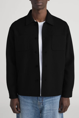 Frame Men's Double Face Wool Jacket - Black