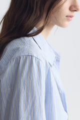 Nili Lotan Raphael Classic Shirt - Ciel Stripes