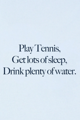 Sporty & Rich Play Tennis T-Shirt - Ciel Navy