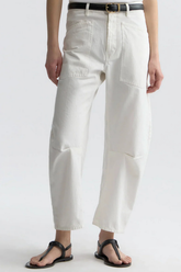 Nili Lotan Shon Herringbone Pant - Vintage Cream