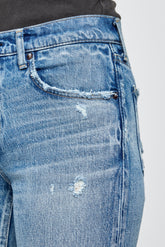 Moussy MV Farmingdale Slim Straight Jeans - Light Blue