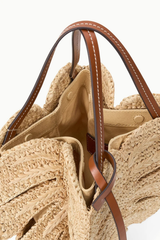 Staud Palm Raffia Bag - Natural/ Tan