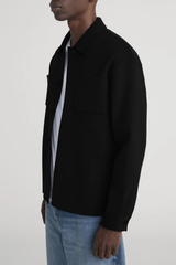 Frame Men's Double Face Wool Jacket - Black