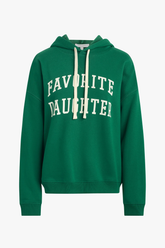 Favorite Daughter The Collegiate Hoodie - Emerald