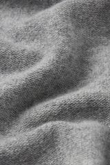 Frame Men's Boiled Wool Polo Sweater - Grey Melange