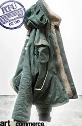 Freecity AW RTU/BAGS SUPERVINTAGE Sherpa Zip Hood Jacket - RTU Tent