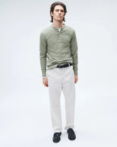 Rag & Bone Men's Classic Henley - Dark Mint