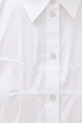 Helmut Lang Bustier Shirt Dress - White
