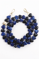 Louvini Paris Cuore Chain - Black/ Navy