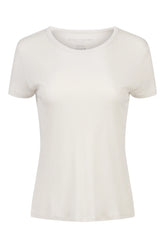 Majestic Filatures Lyocell Cotton Baby Rib S/S Crewneck - Grege
