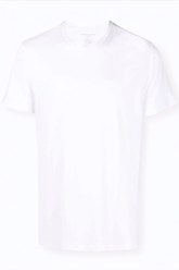 Majestic Filatures Men's Cotton Stretch S/S Crewneck - Blanc