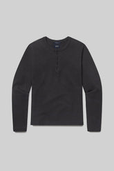 Citizens of Humanity Men's Classic Henley - Washed Black
