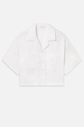 Frame The Linen Pocket Shirt - White