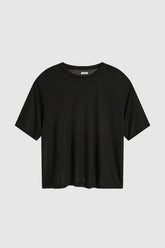 St. Agni Fine Jersey Relaxed Tee - Black