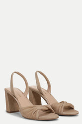 Veronica Beard Tullia Block Heel - Sand