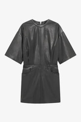Iro Kenora Leather Dress - Black