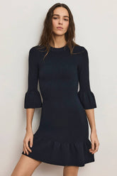 Veronica Beard Portia Knit Dress - Navy