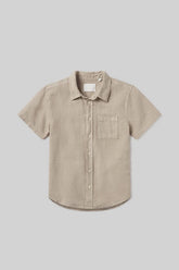 Citizens of Humanity Men's Short Sleeve Pocket Cairo Shirt - Wheat