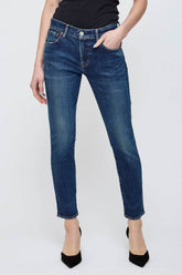 Moussy Vintage Wahneta Skinny Jeans - Dark Blue