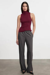 Enza Costa Everywhere Suit Pant - Charcoal