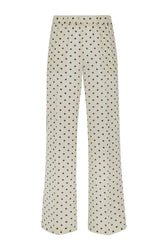 P.A.R.O.S.H. Sbillo Trousers - Fantasia Panna