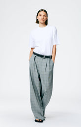 Tibi Tshirt Program Mock Neck Unisex T - White