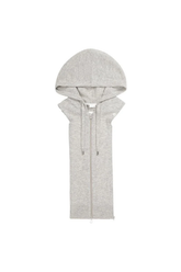 Veronica Beard Cashmere Hoodie Dickey - Grey